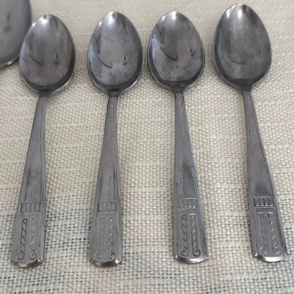 Providence Elegance Spoon Lot Stainless Flatware 5 Piece